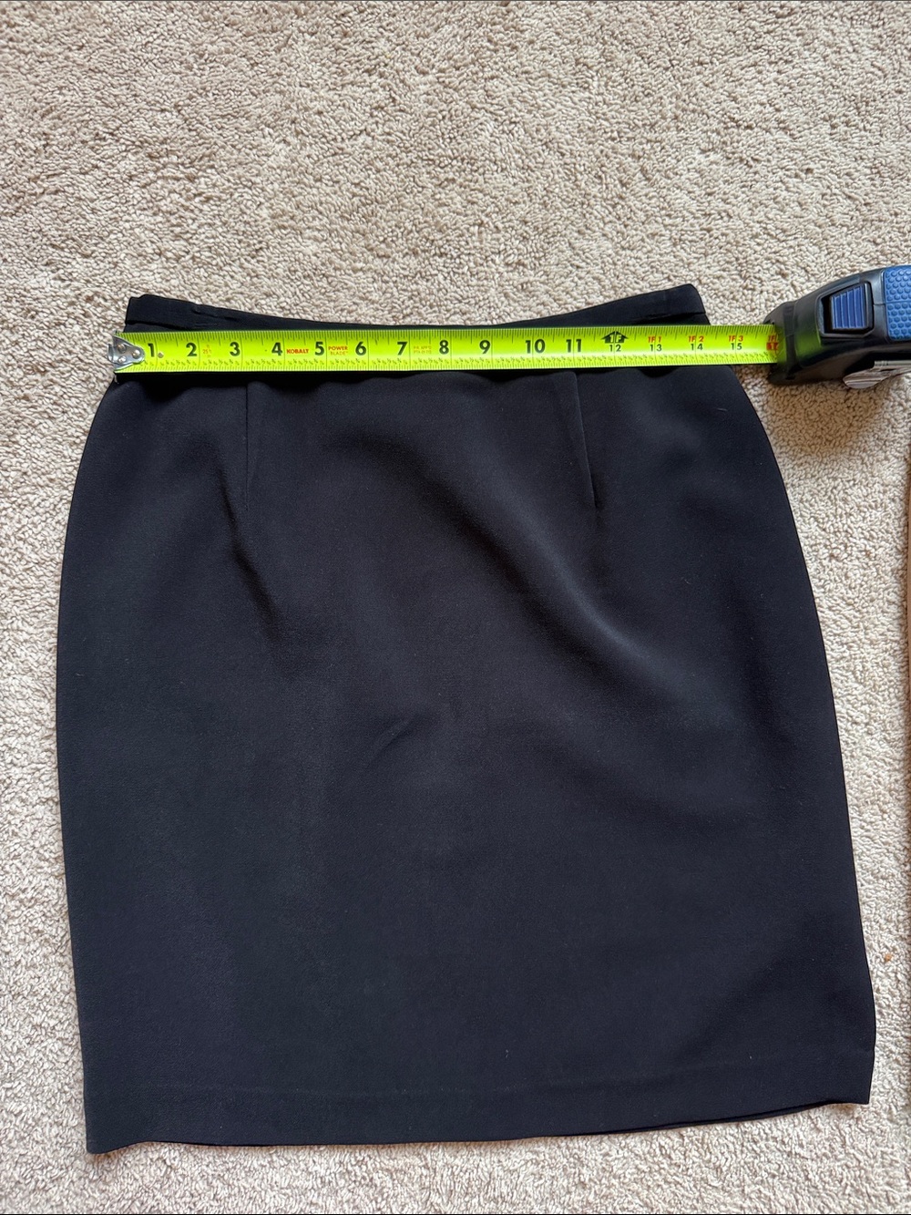 Michele Two-Pack Pencil Skirts in Black and Camel - Picture 5 of 8